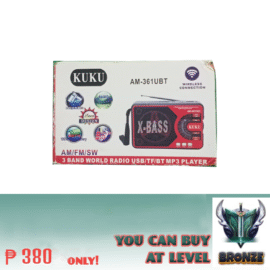 RADIO AM/FM(SMALL) RED